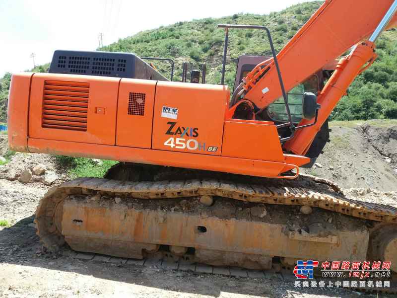 陕西出售转让二手8000小时2011年日立zx450h挖掘机