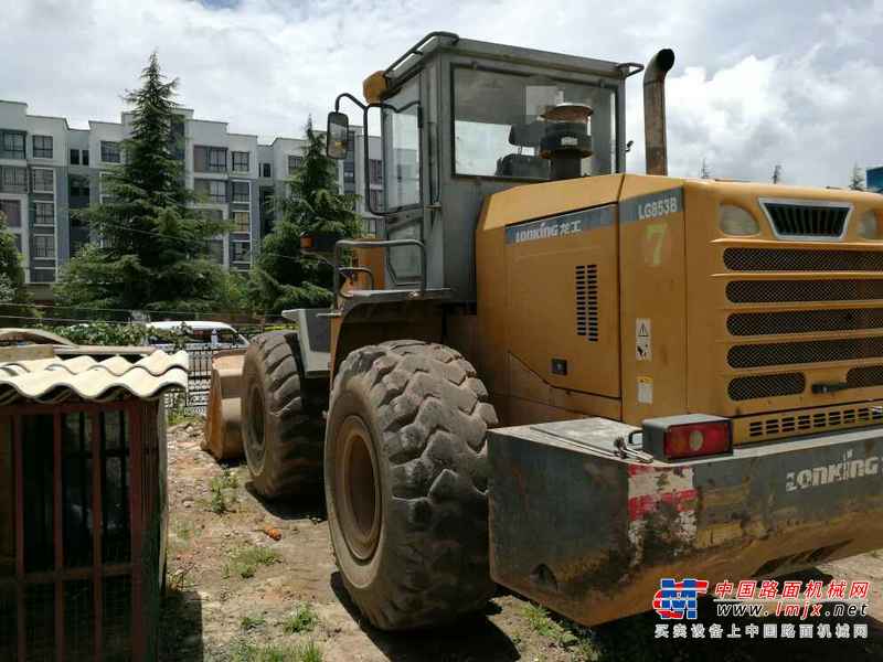 云南出售转让二手6800小时2010年龙工lg853b装载机