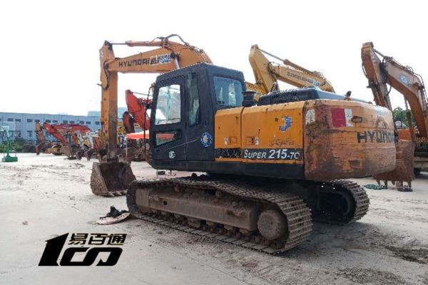 贵阳市出售转让二手2008年现代R215-7挖掘机