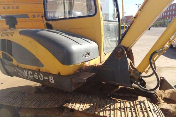 内蒙古出售转让二手7000小时2009年玉柴YC60挖掘机