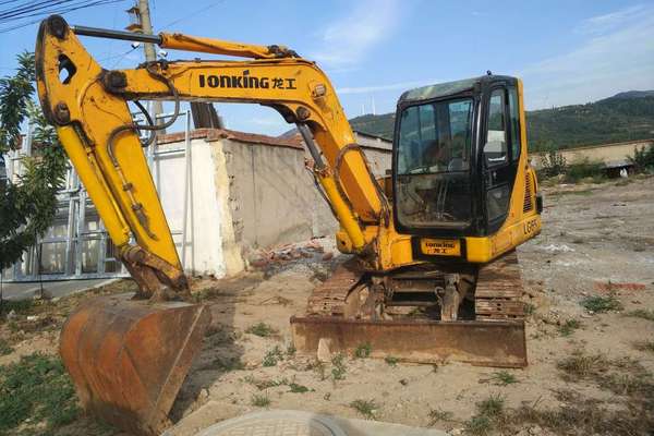 山东出售转让二手6700小时2009年龙工LG6060挖掘机