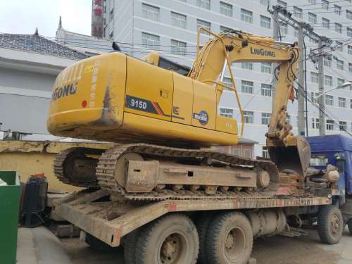 陕西出售转让二手1300小时2016年柳工CLG915D挖掘机