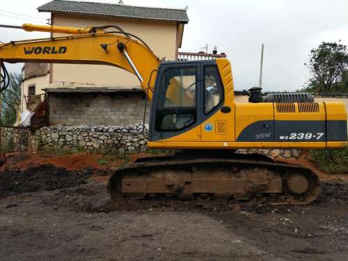 贵州出售转让二手8000小时2011年沃得重工W2239挖掘机