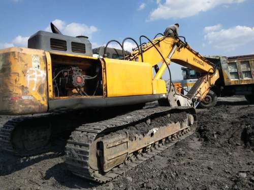 山西出售转让二手10000小时2010年现代R455LC挖掘机