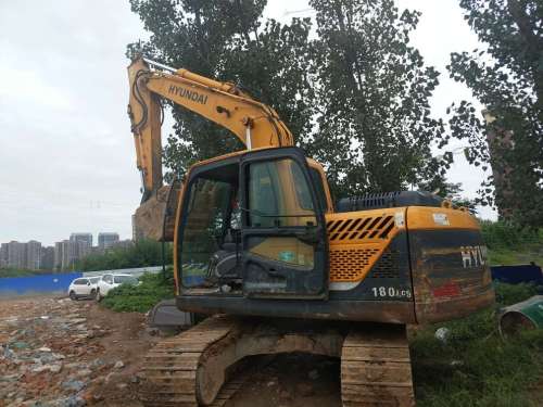 河南出售转让二手5129小时2011年现代R150LC挖掘机