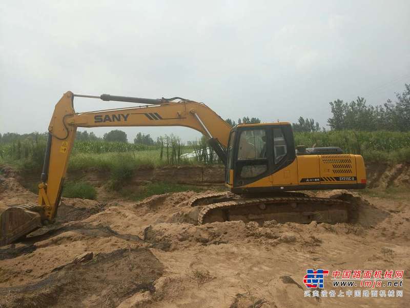 河南出售转让二手6783小时2010年三一重工SY215C挖掘机