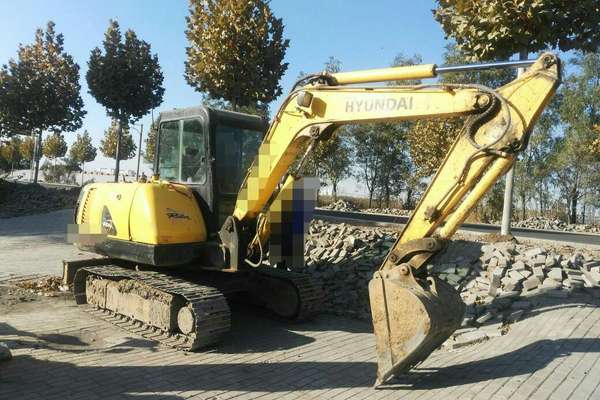 山西出售转让二手8700小时2007年现代R55挖掘机