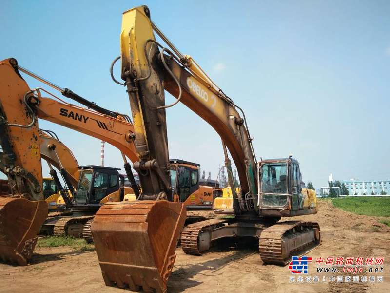 山东出售转让二手14000小时2012年神钢SK350LC挖掘机