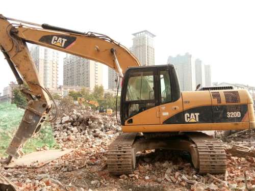 山东出售转让二手7700小时2011年卡特彼勒320D挖掘机