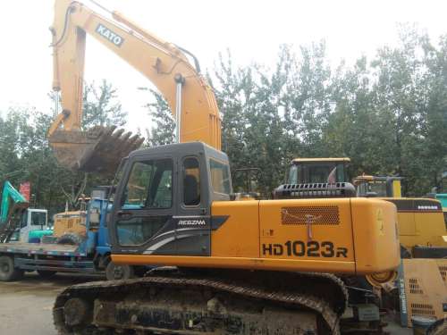 河北出售转让二手5000小时2014年加藤HD1023挖掘机