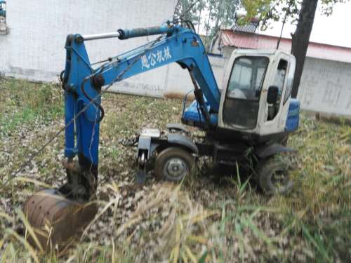 山西出售转让二手560小时2011年愚公机械轮挖WYL70挖掘机