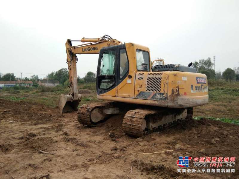 安徽出售转让二手13256小时2009年柳工CLG915C挖掘机