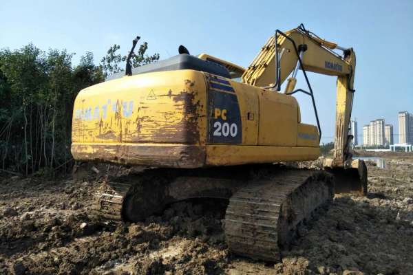 安徽出售转让二手1200小时2009年小松PC200挖掘机