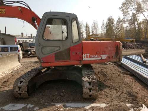 黑龙江出售转让二手7000小时2008年恒特重工HT120A挖掘机