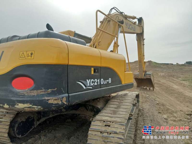 山东出售转让二手4000小时2011年玉柴YC210LC挖掘机