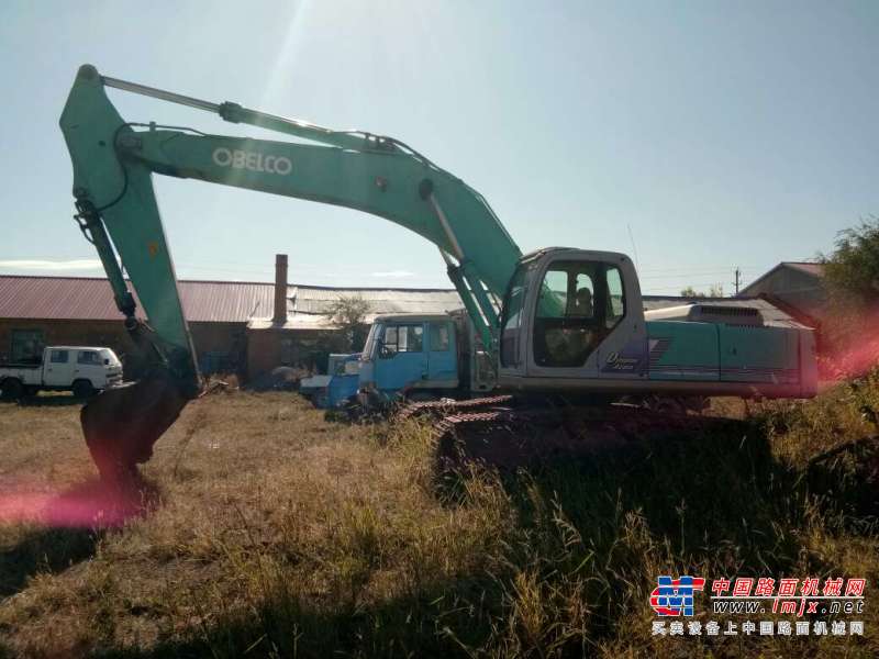 黑龙江出售转让二手15000小时2007年神钢SK320挖掘机