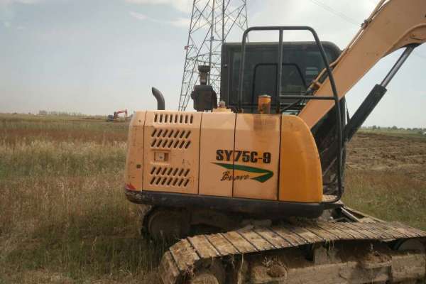 宁夏出售转让二手5000小时2013年三一重工SY75C挖掘机
