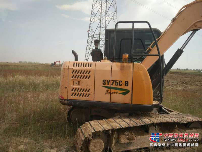 宁夏出售转让二手5000小时2013年三一重工SY75C挖掘机