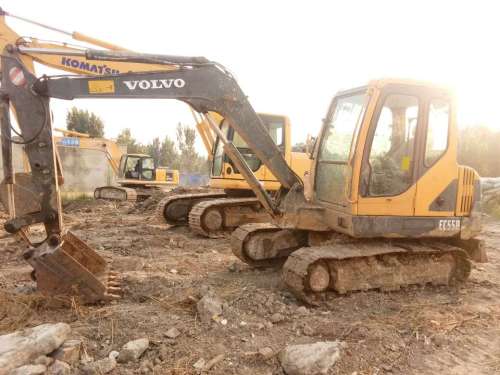 山东出售转让二手6000小时2011年沃尔沃EC55B挖掘机