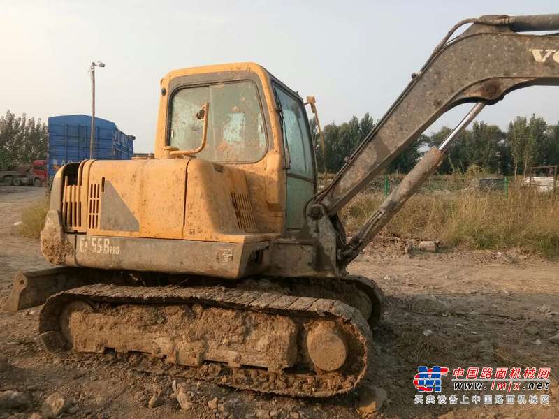 山东出售转让二手6000小时2011年沃尔沃EC55B挖掘机