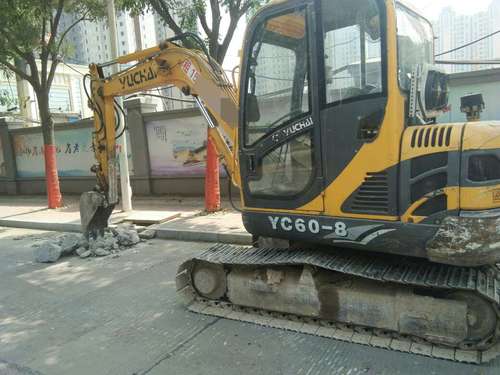 河北出售转让二手6800小时2010年玉柴YC60挖掘机