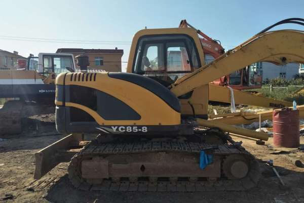 辽宁出售转让二手8500小时2009年玉柴YC85挖掘机