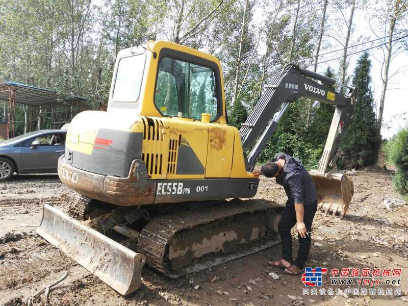 山西出售转让二手4089小时2011年沃尔沃EC55BPRO挖掘机