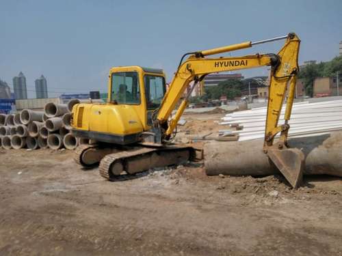 山西出售转让二手6300小时2008年现代R55挖掘机