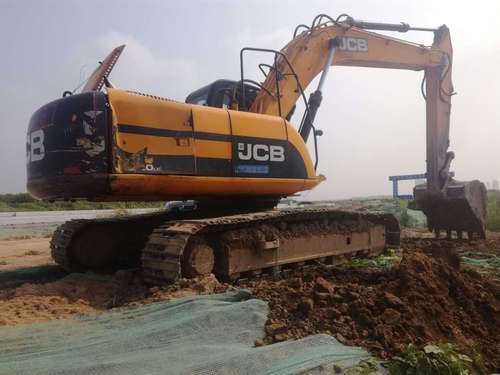 河南出售转让二手8000小时2012年JCBJS220LC挖掘机