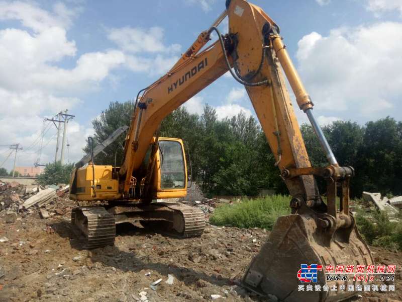 辽宁出售转让二手10000小时2005年现代R225挖掘机