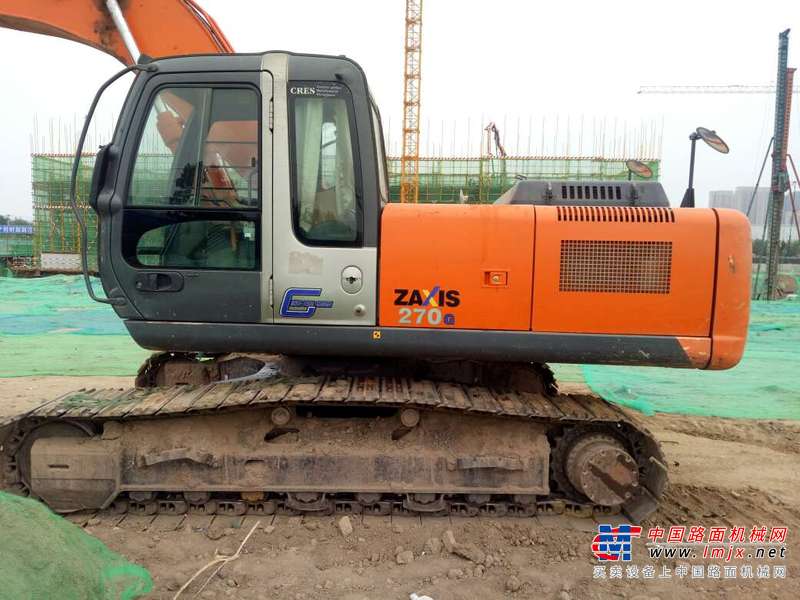 陕西出售转让二手3700小时2013年日立ZX270挖掘机