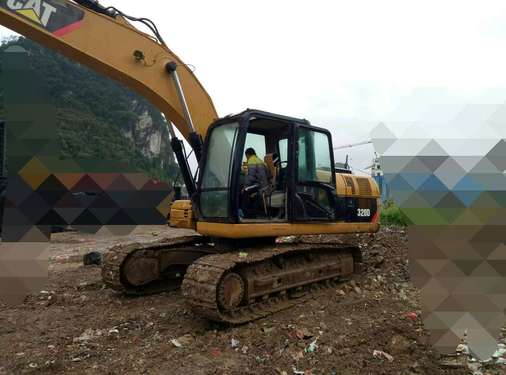 贵州出售转让二手8100小时2011年卡特彼勒320D挖掘机