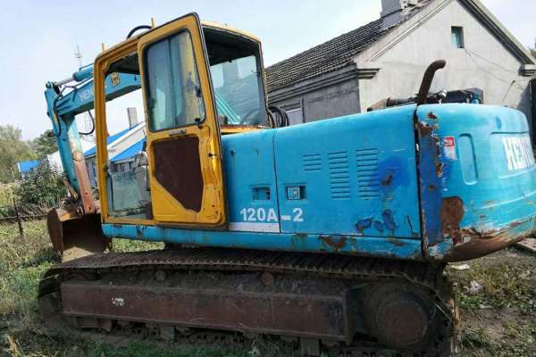 黑龙江出售转让二手8000小时2009年恒特重工轮挖HTL120A挖掘机