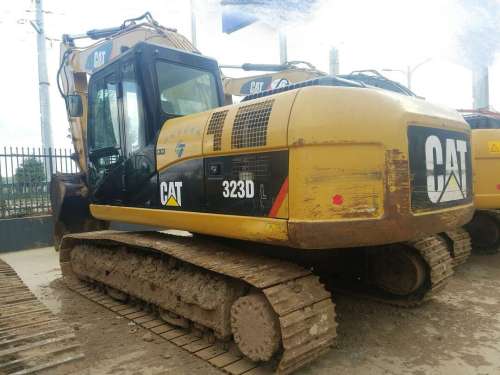 贵州出售转让二手4954小时2012年卡特彼勒323D挖掘机