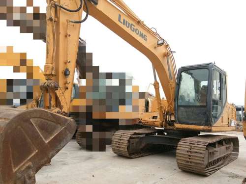 山东出售转让二手7500小时2010年柳工CLG915C挖掘机