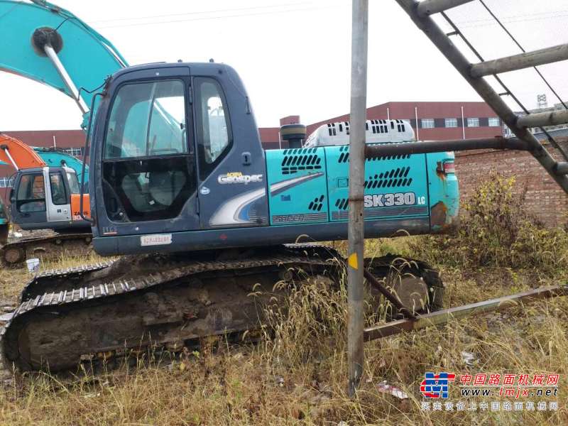天津出售转让二手8000小时2010年神钢SK330挖掘机