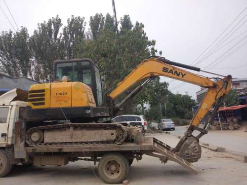 山东出售转让二手7000小时2012年三一重工SY55C挖掘机