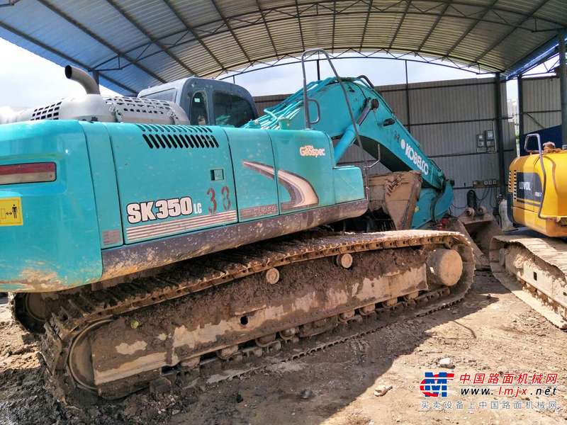 云南出售转让二手5800小时2011年神钢SK350LC挖掘机
