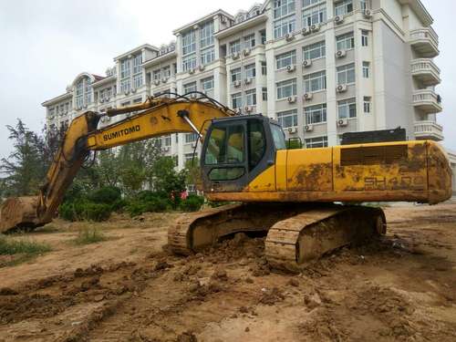 山东出售转让二手10000小时2008年住友SH350HD挖掘机