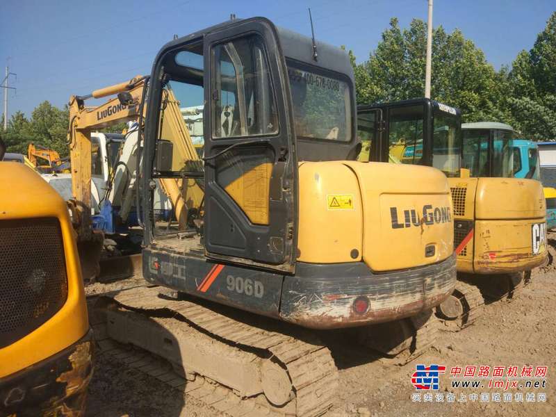 山东出售转让二手5000小时2012年柳工CLG906D挖掘机