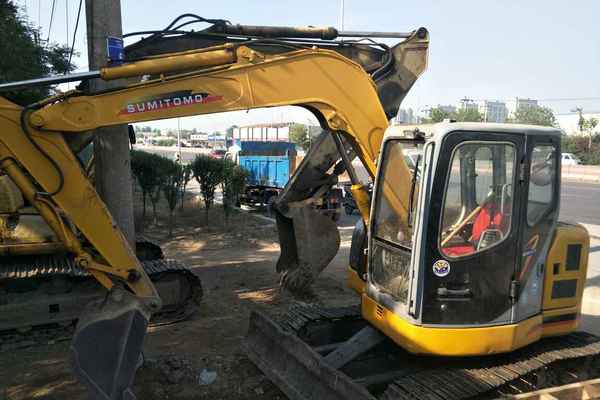 河北出售转让二手7100小时2007年住友SH75X挖掘机