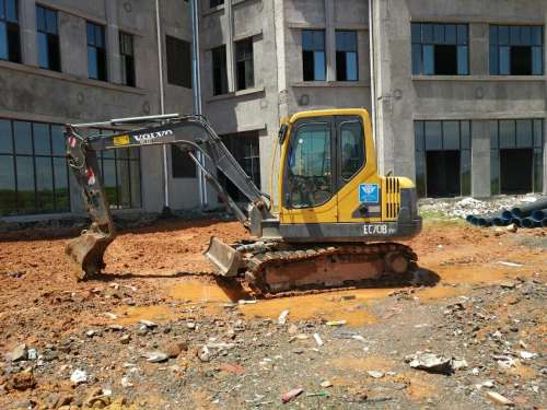 江西出售转让二手2500小时2014年沃尔沃EC55BPRO挖掘机