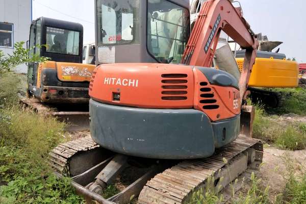 山西出售转让二手7000小时2010年日立EX55UR挖掘机