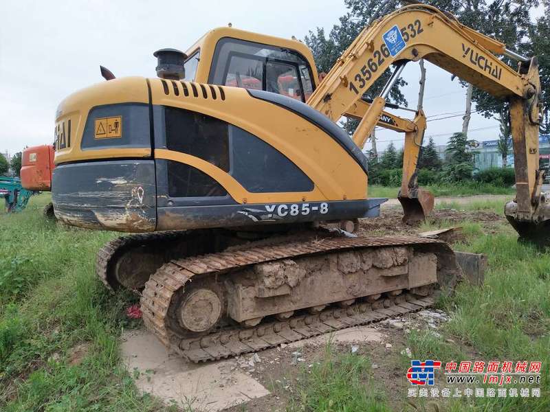 山东出售转让二手4500小时2012年玉柴YC85挖掘机