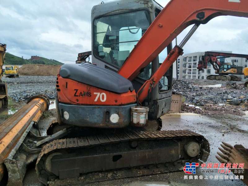 贵州出售转让二手7300小时2008年日立EX55UR挖掘机
