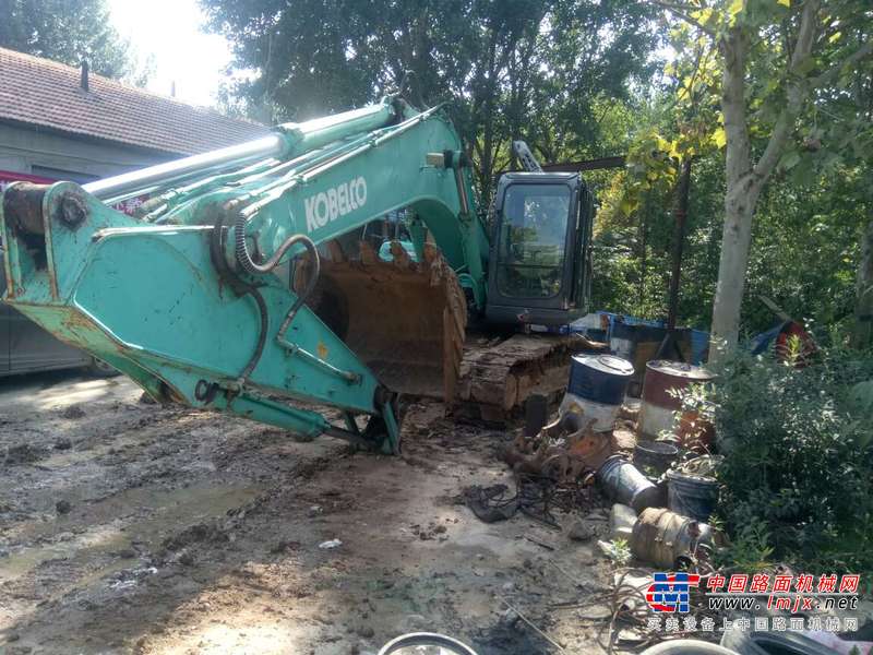 山东出售转让二手9200小时2008年神钢SK250挖掘机