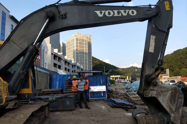 河北出售转让二手12000小时2007年沃尔沃EC210BLC挖掘机
