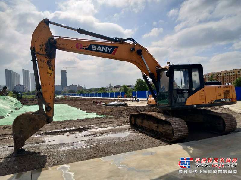 山东出售转让二手5500小时2014年三一重工SY215C挖掘机