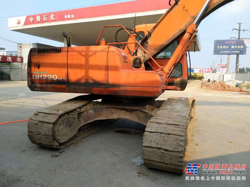 山东出售转让二手9000小时2006年大宇DH220LC挖掘机