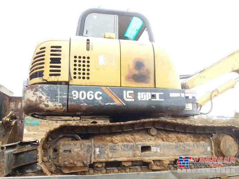 陕西出售转让二手6000小时2011年柳工CLG906C挖掘机